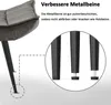 M MCombo Sitzhocker Fußstütze mit Metallbeinen, Eleganter Produktbild-Vorschau 5