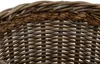 KRINES HOME Großer Pflanzkorb Holzkorb rund Grau Natur Produktbild-Vorschau 3