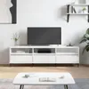 vidaXL Szafka pod TV biała 150x30x44,5 cm materiał Podgląd zdjęcia produktu 2