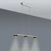 Näve LED 3er-Pendelleuchte - Material: Metall, Holz - Produktbild-Vorschau 7