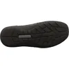 The sole of a black shoe is shown from an underneath view. Voir les images du produit