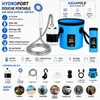 Lot de 2 douches de camping portables et rechargeables avec Voir les images du produit 2