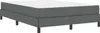 vidaXL Skříňová postel tmavě šedá 140 x 190 cm látka Náhled obrázku produktu 4