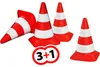 BIG Pylonen Set, Pylon, Absperrung, Verkehrshut, Anteprima dell’immagine prodotto 8