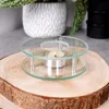 Soucoupe verre/métal pour bougie à chauffe-plat (non Voir les images du produit 9