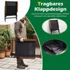 KOMFOTTEU 2er Set Gartenstühle klappbar, hochlehner Produktbild-Vorschau 4