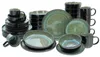 CreaTable Nordic Fjord Green Kombiservice 30-tlg Steinzeug Produktbild-Vorschau 2