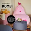 LUMALAND Dětské sedací vak "Animal Line" - kuře, pastelově Náhled obrázku produktu 7
