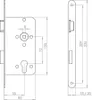 ABUS Profilzylinder-Einsteckschloss (DIN: DIN rechts, Produktbild-Vorschau 2