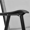 Close-up of the armrest and mesh fabric of a chair. Produktbild-Vorschau