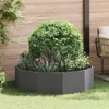 Fioriera Nero 120 x 120 x 35 cm Acciaio Anteprima dell’immagine prodotto 3