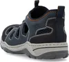 Rieker Slipper gelocht gefloch. modisch in blau, Gr. 45 Voir les images du produit 31
