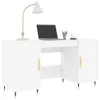 vidaXL Schreibtisch Weiß 140x50x75 cm Holzwerkstoff -  Produktbild-Vorschau 13