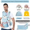 OKWISH Kindertrage Bauchtrage Rückentrage Babytrage Produktbild-Vorschau 4