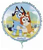 1 palloncino in foil rotondo Bluey, 46 cm / 18 pollici Anteprima dell’immagine prodotto 2