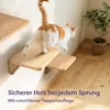 Knupis Kletterwand Katzen Set in Beige- 3er Katzentreppe Produktbild-Vorschau 3