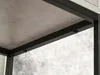 Stolik konsolowy NIRAI z półką i szufladą – beton / czarny Podgląd zdjęcia produktu 9