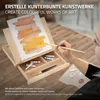 ECD Germany Stolní stojan ze dřeva, 33,5x26x6 cm, přírodní, Náhled obrázku produktu 5