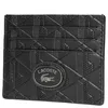 LACOSTE Leder Kartenhalter Nomogramme Cc Holder Noir Produktbild-Vorschau 5