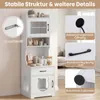 Szafka dla kota COSTWAY, szafka z kuwetą, stacją ładującą i Podgląd zdjęcia produktu 7