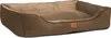 A brown dog bed is shown against a white background. Produktbild-Vorschau