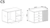 Cali C-5 Kommode - Beistellschrank, TV Schrank, Schubladen, Produktbild-Vorschau 4