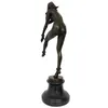 Bronzeskulptur Harlekin Frau nach Alfred Gilbert Bronze Produktbild-Vorschau 4