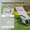 Detailansicht: verstellbare Kopfstütze und atmungsaktives Teslin-Material des SoBuy Stuhls Náhled obrázku produktu