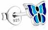 LUISIA® Ohrstecker "Schmetterling" E-15470-2 | Blau Produktbild-Vorschau 7