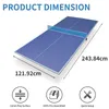 LVHOM Stolní tenisová deska na jídelní stůl a kulečníkový Náhled obrázku produktu 7