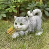 Solarlampe, LED Solarleuchte, Gartenlampe, Katze Produktbild-Vorschau 8