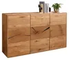 Sideboard mit Holztüren 150cm "Belfast" Wildeiche massiv Produktbild-Vorschau 5