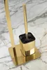 AWD Interior WC-Garnitur Ständer mit Papierhalter Gold Produktbild-Vorschau 4