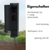 Novatool 1x Steckdosenturm 2-fach außen Anthrazit rund mit Produktbild-Vorschau 5
