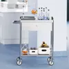 Dvojposchodový laboratórny vozík Vozík na vybavenie Náhľad obrázku produktu 8