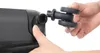 A person's hands are shown attaching a replacement wheel assembly to a black suitcase. Anteprima dell’immagine prodotto