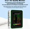monitor kvality ovzdušia 6 v 1, multifunkčný detektor oxidu Náhľad obrázku produktu 6