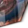 DEQORI Glasbild Echtglas 55x48 cm 'Horseshoe Bend am Abend' Produktbild-Vorschau 4