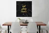 MuchoWow® Poster Zitat - Schlaf - Gold - Marmor 75x75 cm - Produktbild-Vorschau 2