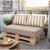 Blomster set cuscini per pallet 3 pezzi 120x80 cm per Anteprima dell’immagine prodotto 3