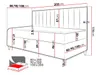MIRJAN24 Boxspringbett Maja Junior 2 100x200, Einzelbett Produktbild-Vorschau 5