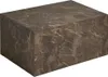 Nuuk Couchtisch Marmor Nachbildung braun. Produktbild-Vorschau 1