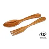 Redecker Salatbesteck Olivenholz klein rund 25 cm Produktbild-Vorschau 3