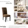 Chaise aspect cuir - marron antique, Lot de 2 Voir les images du produit 7