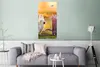 MuchoWow® Poster Katzen - Schmetterling - Sonnenuntergang - Produktbild-Vorschau 5