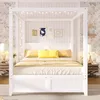 Letto a baldacchino MODFU, 140 x 200 cm, con struttura a Anteprima dell’immagine prodotto 3