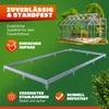 GARDEBRUK® Fundering voor kas, 380x190 cm, verzinkt staal. Productafbeelding-voorbeeld 2
