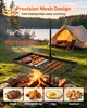 Gril rotatif VEVOR pour feu de camp, avec grille de 61 cm, Voir les images du produit 4