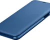 A blue flip cover for a smartphone is shown against a white background. Anteprima dell’immagine prodotto
