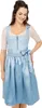 MarJo Trachten Dirndl "Neubiberg" 919765 | Babyblau 65cm Produktbild-Vorschau 10